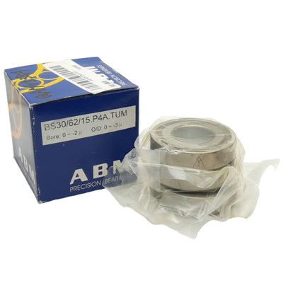 New ABM BS30/62/15.P4A.TUM Ball Screw Bearing, ø30mm Bore, ø62mm OD, 55000N Max