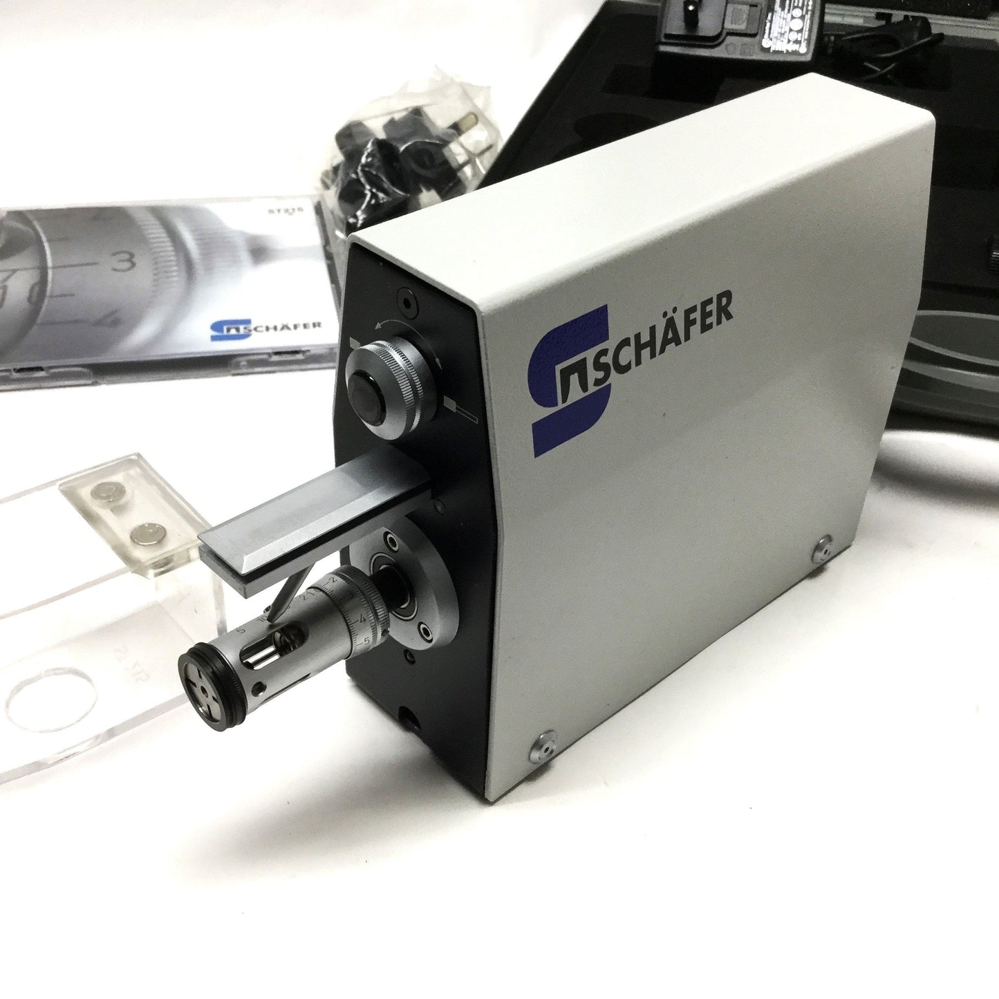 Used Schaefer ST215 Precision Cable Wire Stripping & Twisting Machine, 40-12AWG