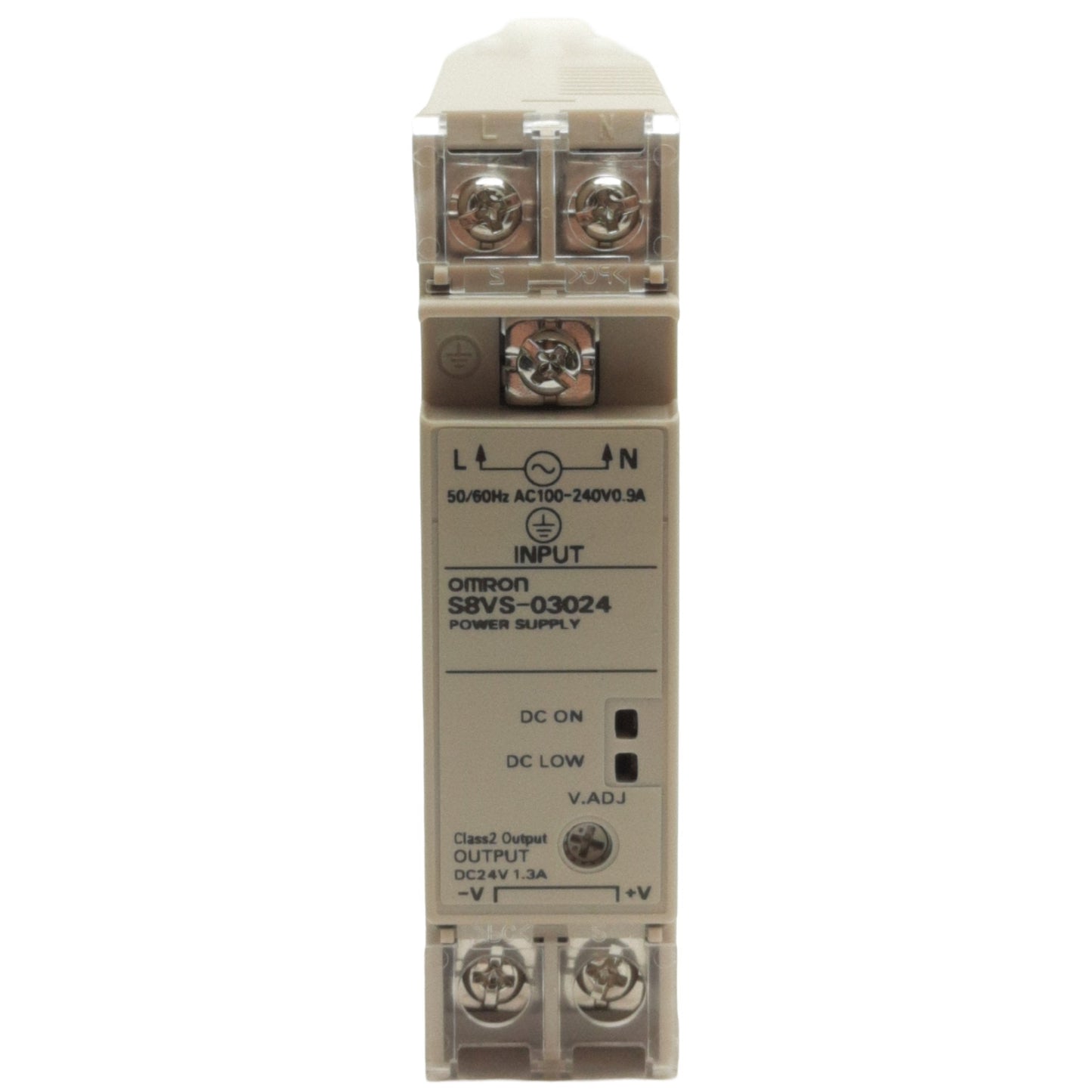 New Omron S8VS-03024/ED2 Power Supply, In 100-240VAC, Out 24VDC 1.3A, DIN Rail Mount
