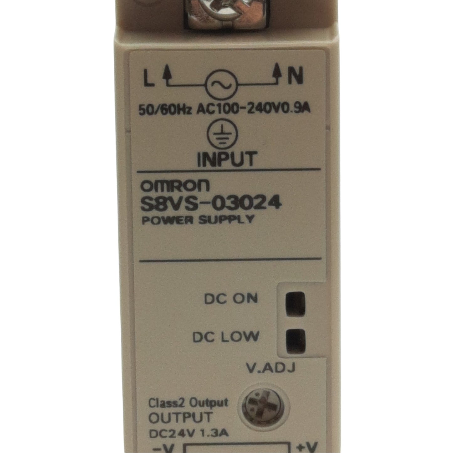 New Omron S8VS-03024/ED2 Power Supply, In 100-240VAC, Out 24VDC 1.3A, DIN Rail Mount