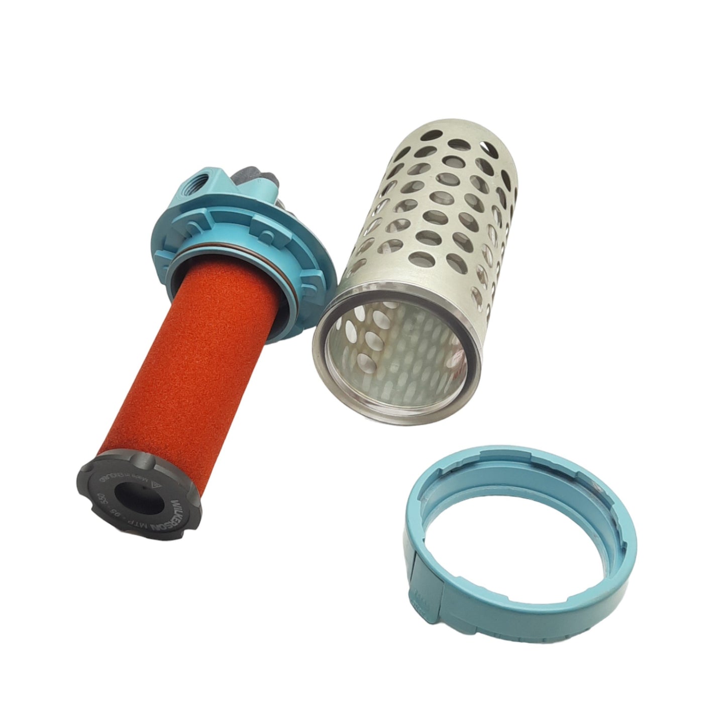 Used Wilkerson M21-03-000B Pneumatic Filter, 3/8in NPT, 0.01µm, 150psig, 95.4CFM