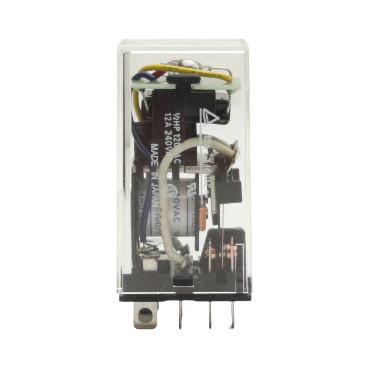 New Lot of 2 Omron LY2N-CR Relay, DPDT 2-Pole 8-Pin 300V 10A Contact 110/125VAC Coil