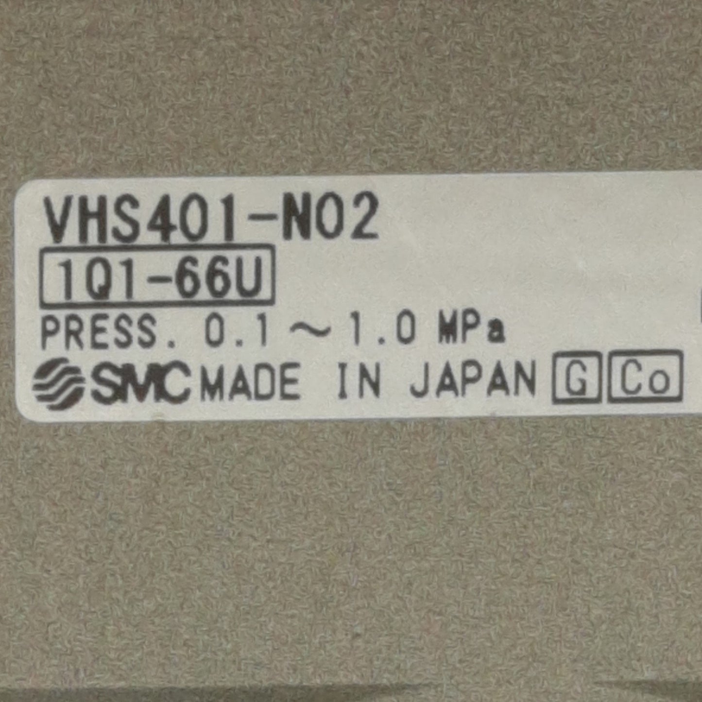 New SMC VHS401-NO2 Hand Valve, 1/4in x 1/4in x 1/4in Female NPT, 0.1-1.0MPa Range