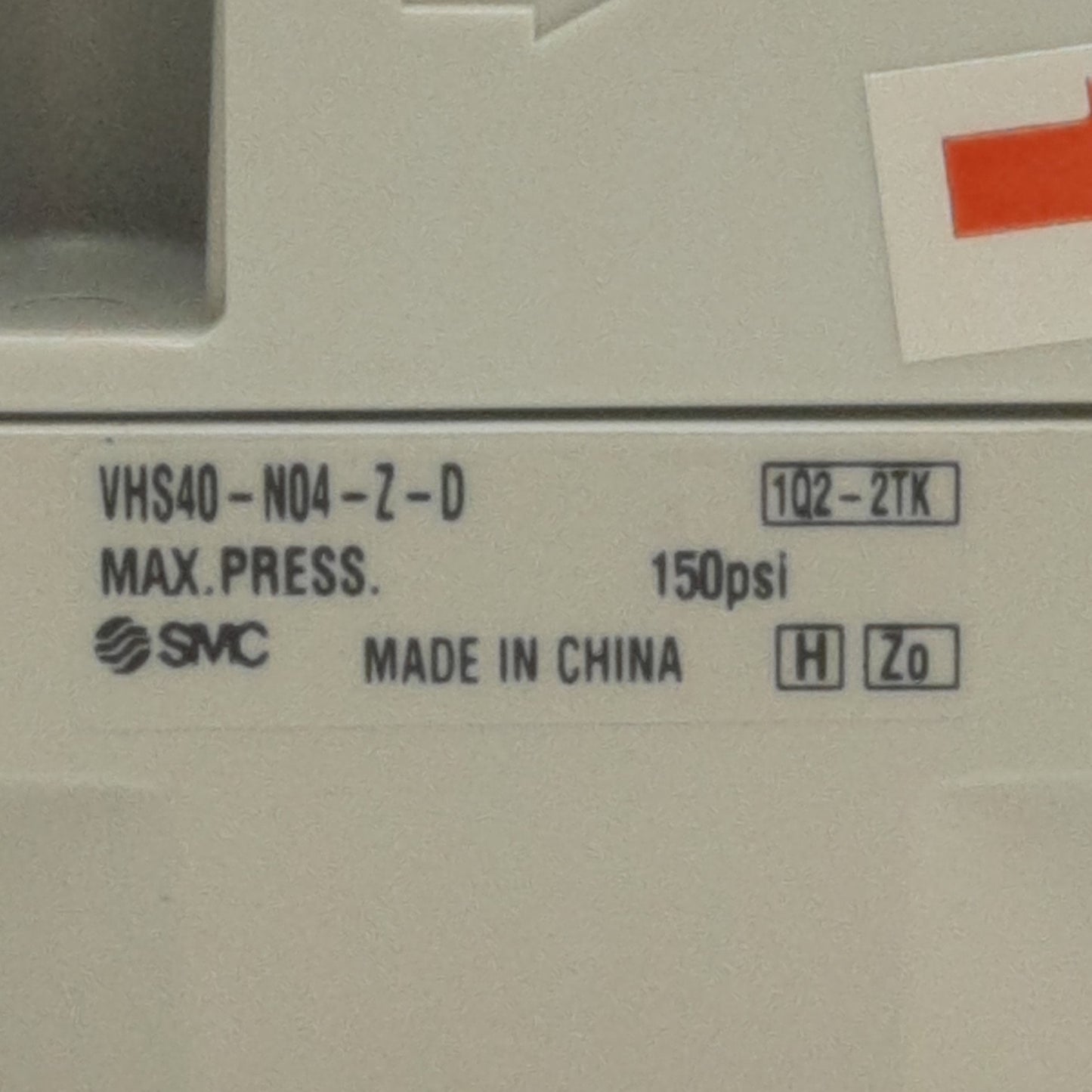 New – Open box SMC VHS40-N04-Z-D Mechanical Valve, 1/2in x 1/2in x 1/2in Female NPT, 150psi