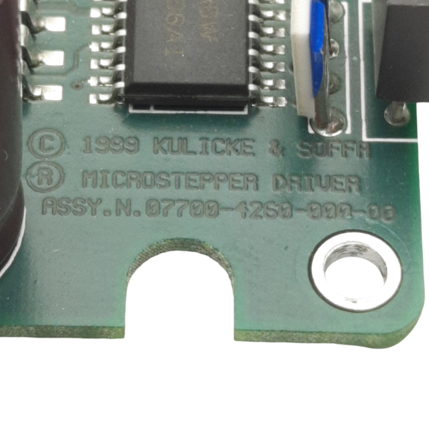 Used Kulicke & Soffa 07700-4260-000-00 Microstepper Driver, 3-Pin 5-Pin & 7-Pin Male