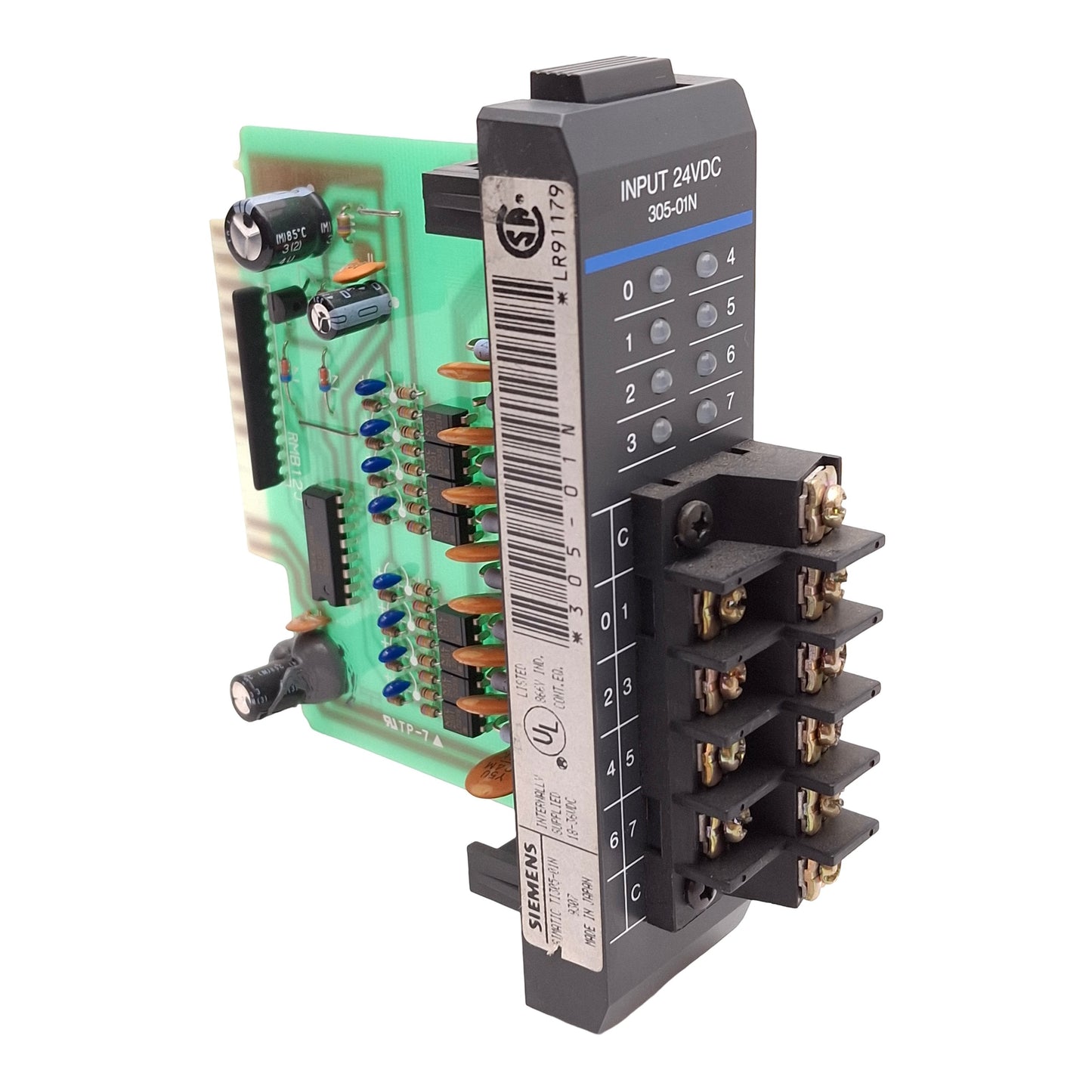 Used Siemens Texas Instruments 305-01N Simatic PLC Input Module, 8-Points, 18-36VDC