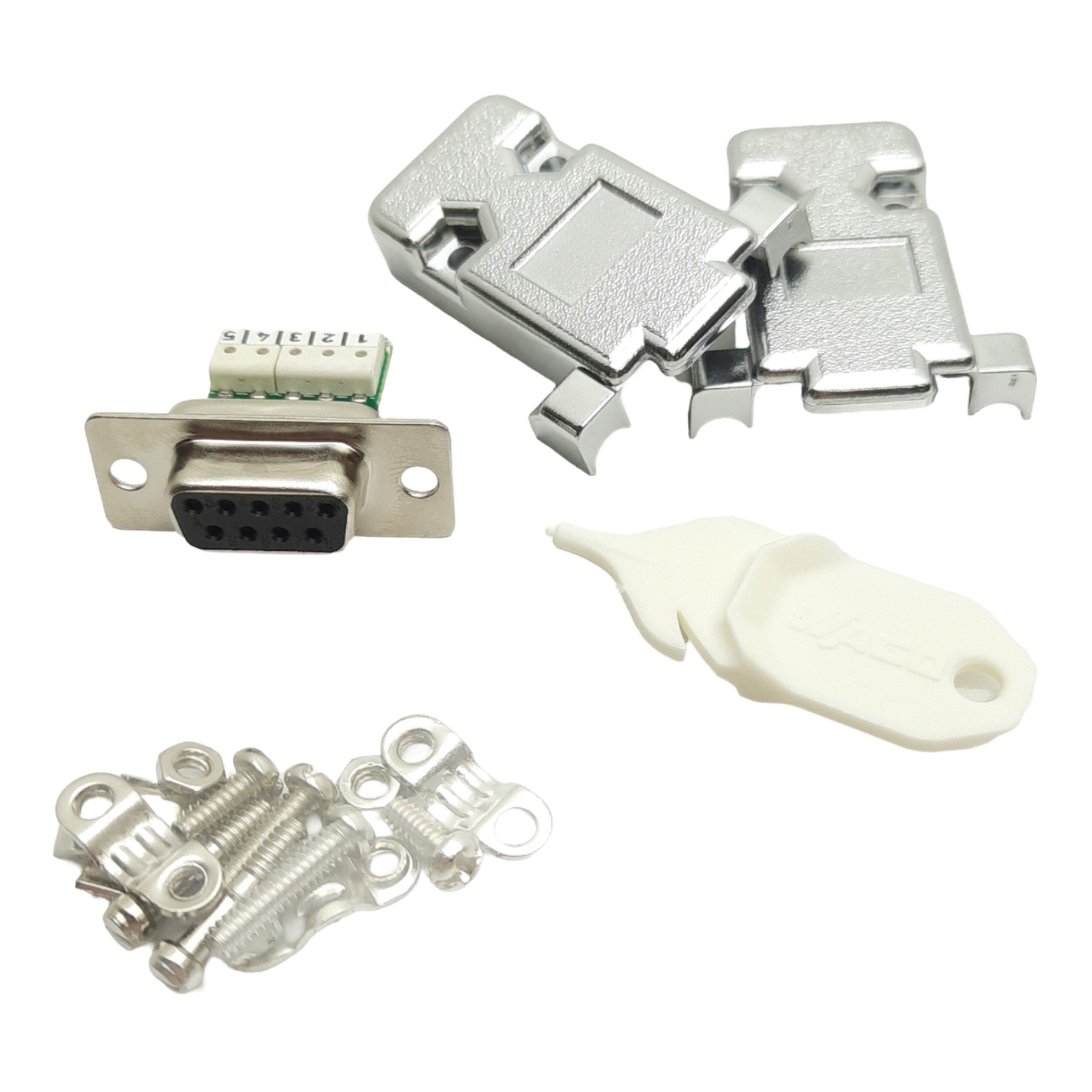 F5359 Shell Wago 8002-100/1000-265 D-SUB Connector DB9F In Shielded Shell For 2059 ...