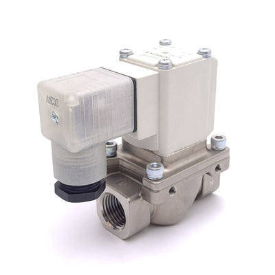 New SMC VXZ240GZ2ALXB Solenoid Valve for Air, Rc 1/4, ø15mm, 0.7 MPa, NC, 24VDC Coil