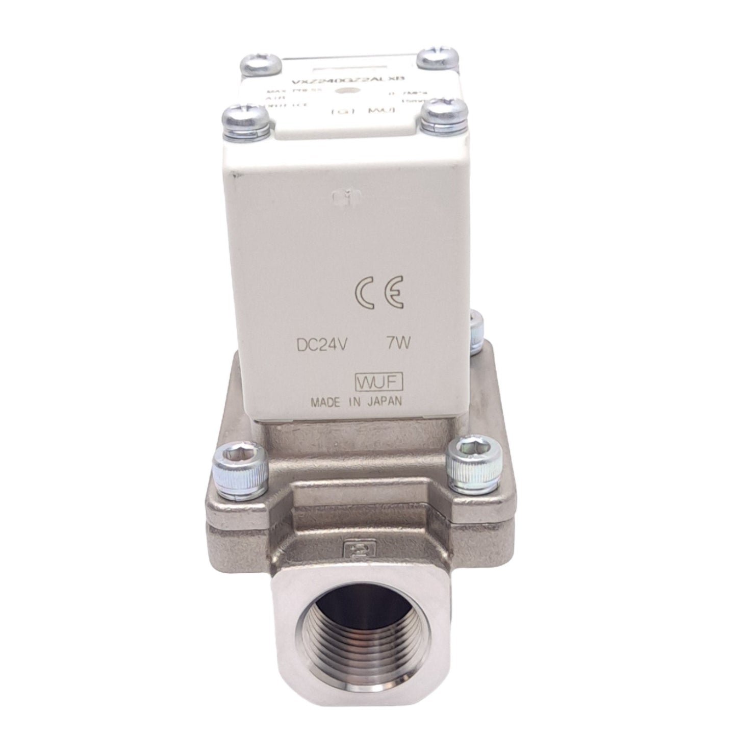 New SMC VXZ240GZ2ALXB Solenoid Valve for Air, Rc 1/4, ø15mm, 0.7 MPa, NC, 24VDC Coil