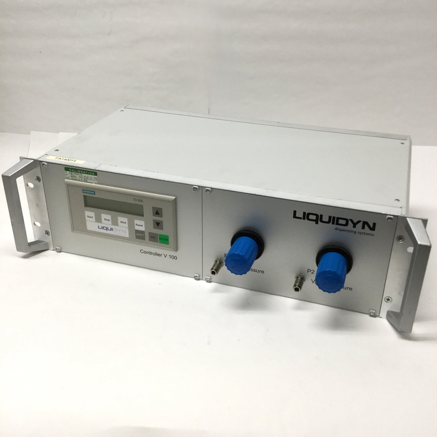 Used Nordson V100 Liquidyn Pneumatic Fluid Dispensing Jetting Valve Controller 24VDC