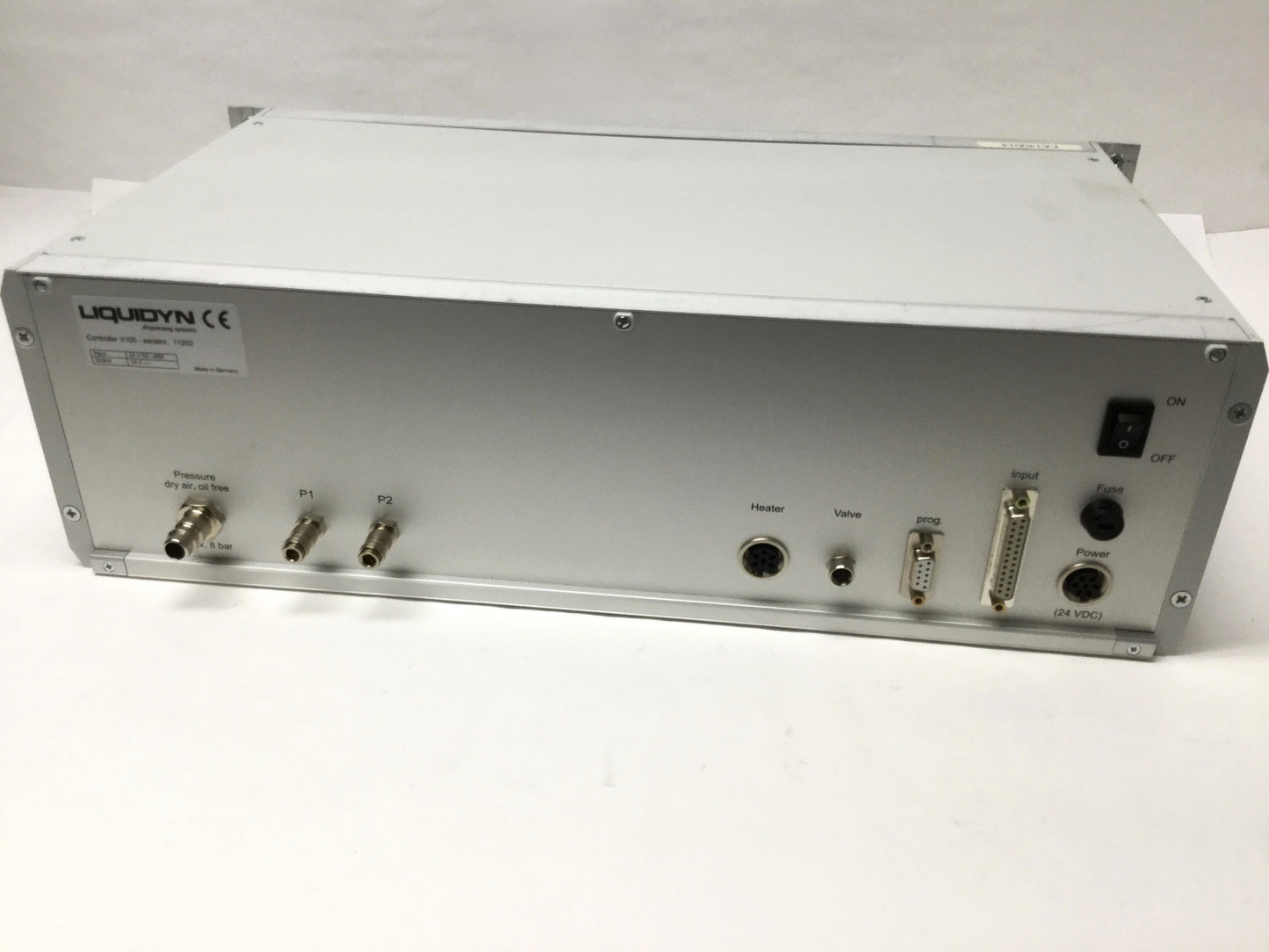 Used Nordson V100 Liquidyn Pneumatic Fluid Dispensing Jetting Valve Controller 24VDC