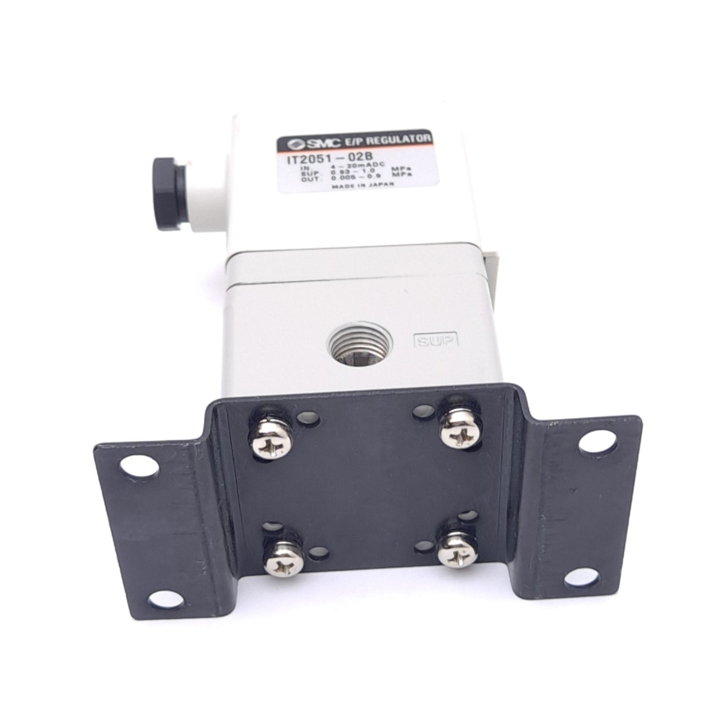 Used SMC IT2051-02B Electro-Pneumatic Regulator, 0.005-0.9 MPa Set, 4-20mA In, 1/4 PT