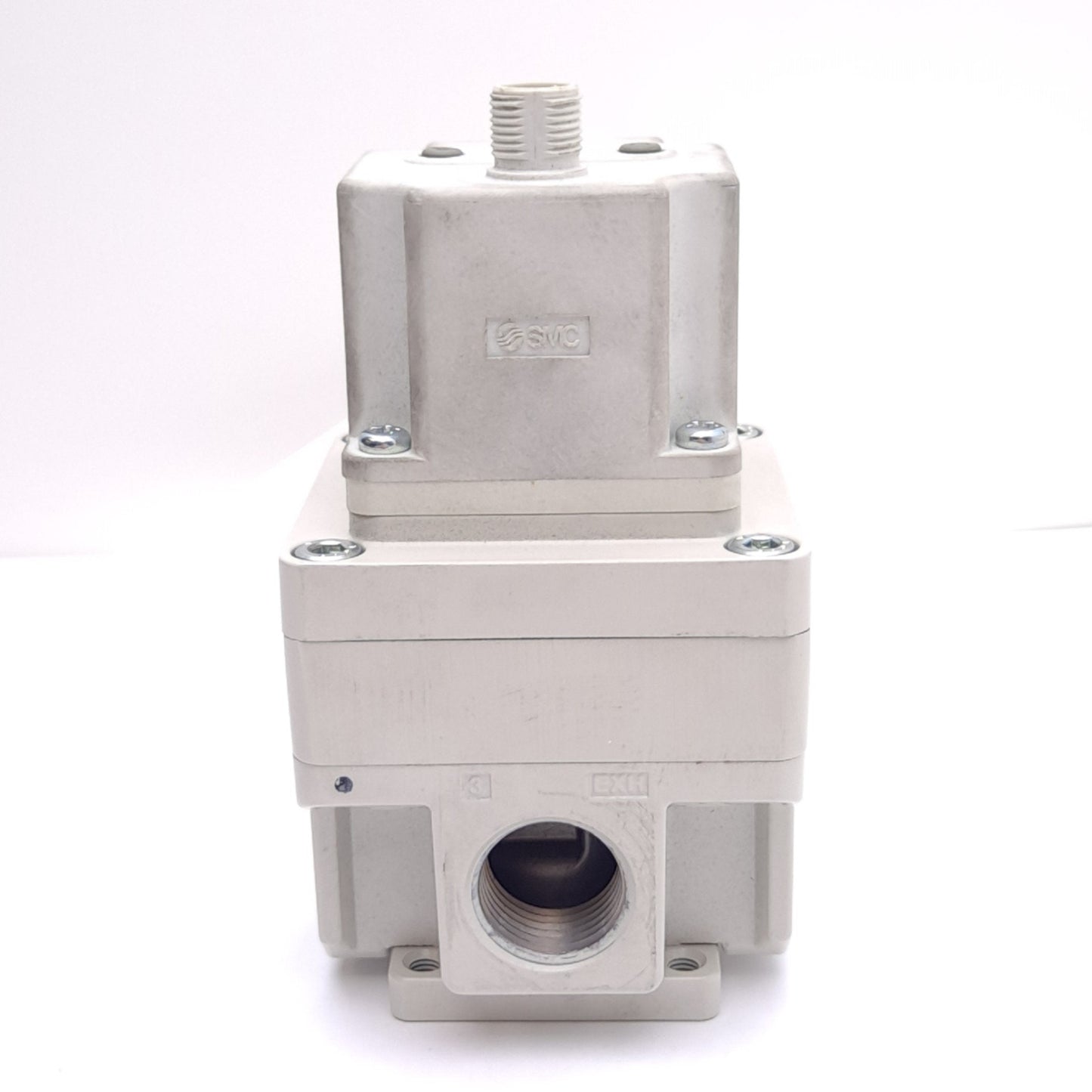 Used SMC ITV3050-31N4L4 Electro-Pneumatic Regulator, 0.7-130psi Set, 1/2in NPT, 24VDC