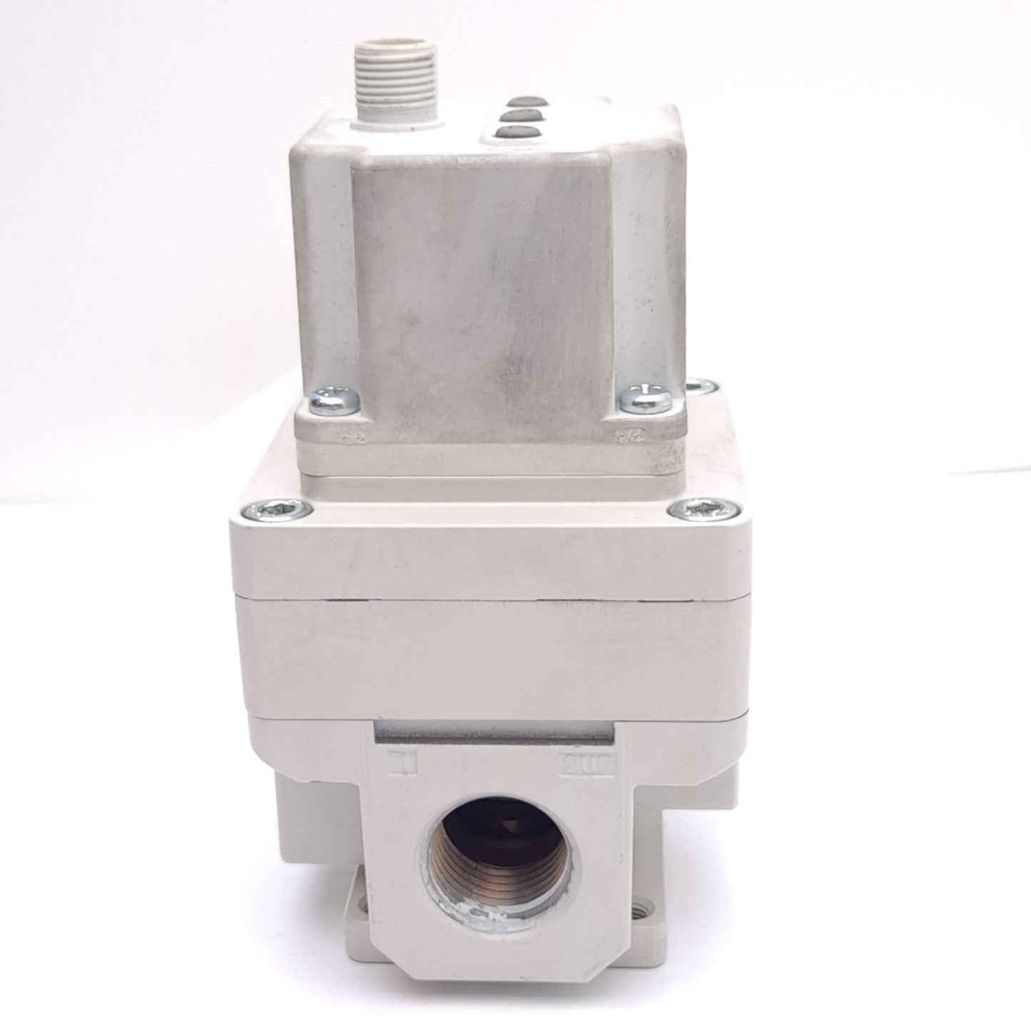 Used SMC ITV3050-31N4L4 Electro-Pneumatic Regulator, 0.7-130psi Set, 1/2in NPT, 24VDC