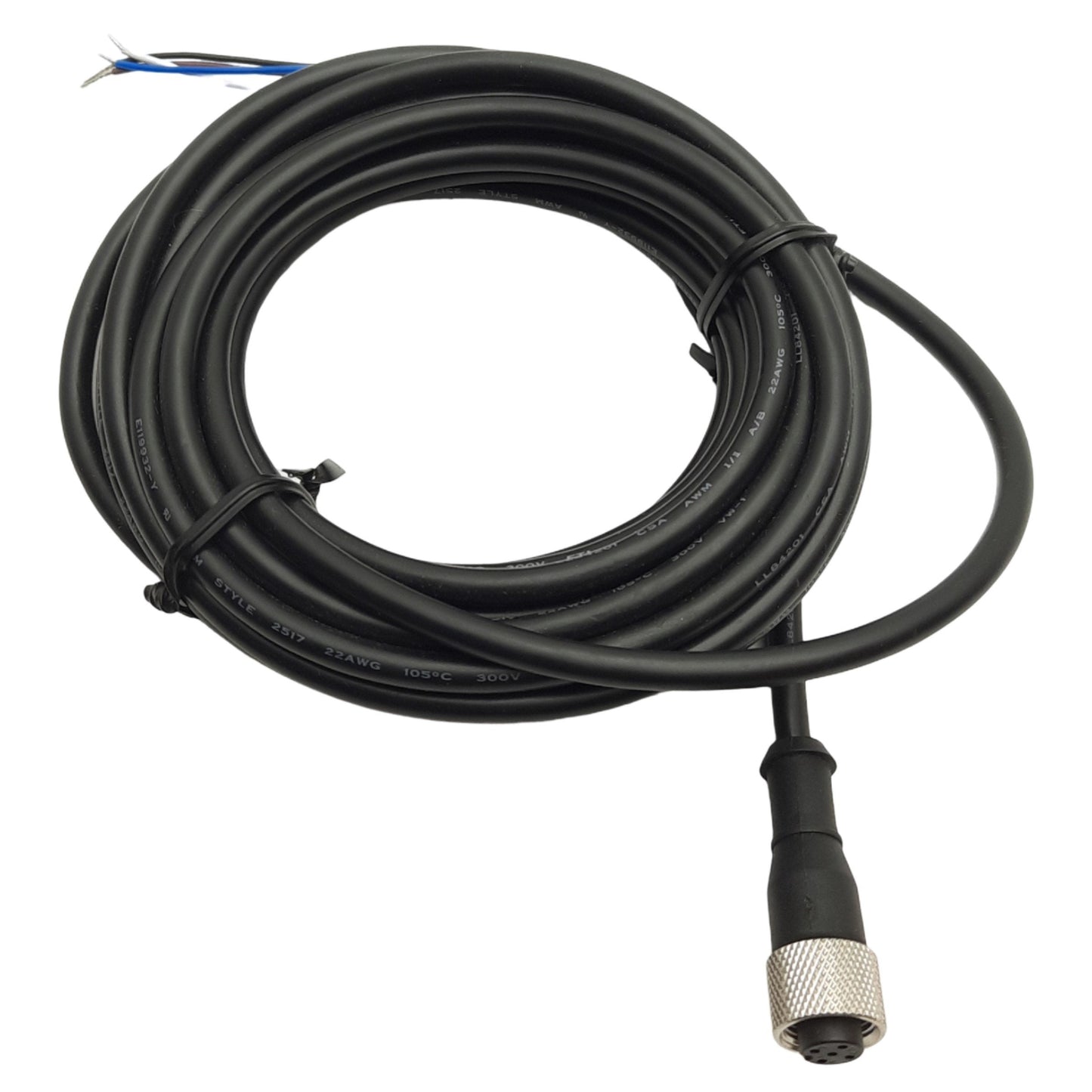 New Banner Engineering MQDC-415 Cordset, M12 4-Pin Female to Leads, 30VDC 4A, 5m