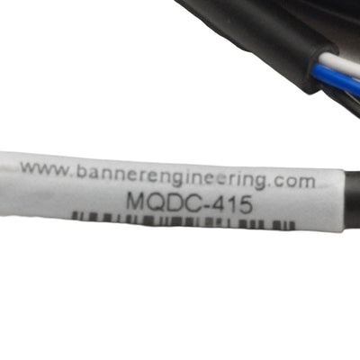 New Banner Engineering MQDC-415 Cordset, M12 4-Pin Female to Leads, 30VDC 4A, 5m
