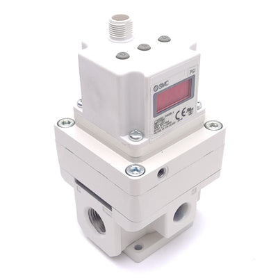 New – Open box SMC ITV3050-04N3BL4 Electro-Pneumatic Regulator, 0.7-130psi Set, 3/8 NPT, 24VDC
