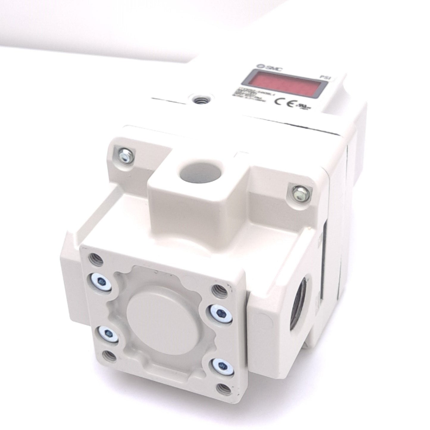 New – Open box SMC ITV3050-04N3BL4 Electro-Pneumatic Regulator, 0.7-130psi Set, 3/8 NPT, 24VDC