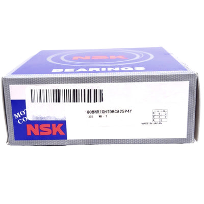 New NSK 80BNR10HTDBCA25P4Y Ball Bearings, ø80mm Bore, ø125mm OD, 18° Contact, 33.5kN
