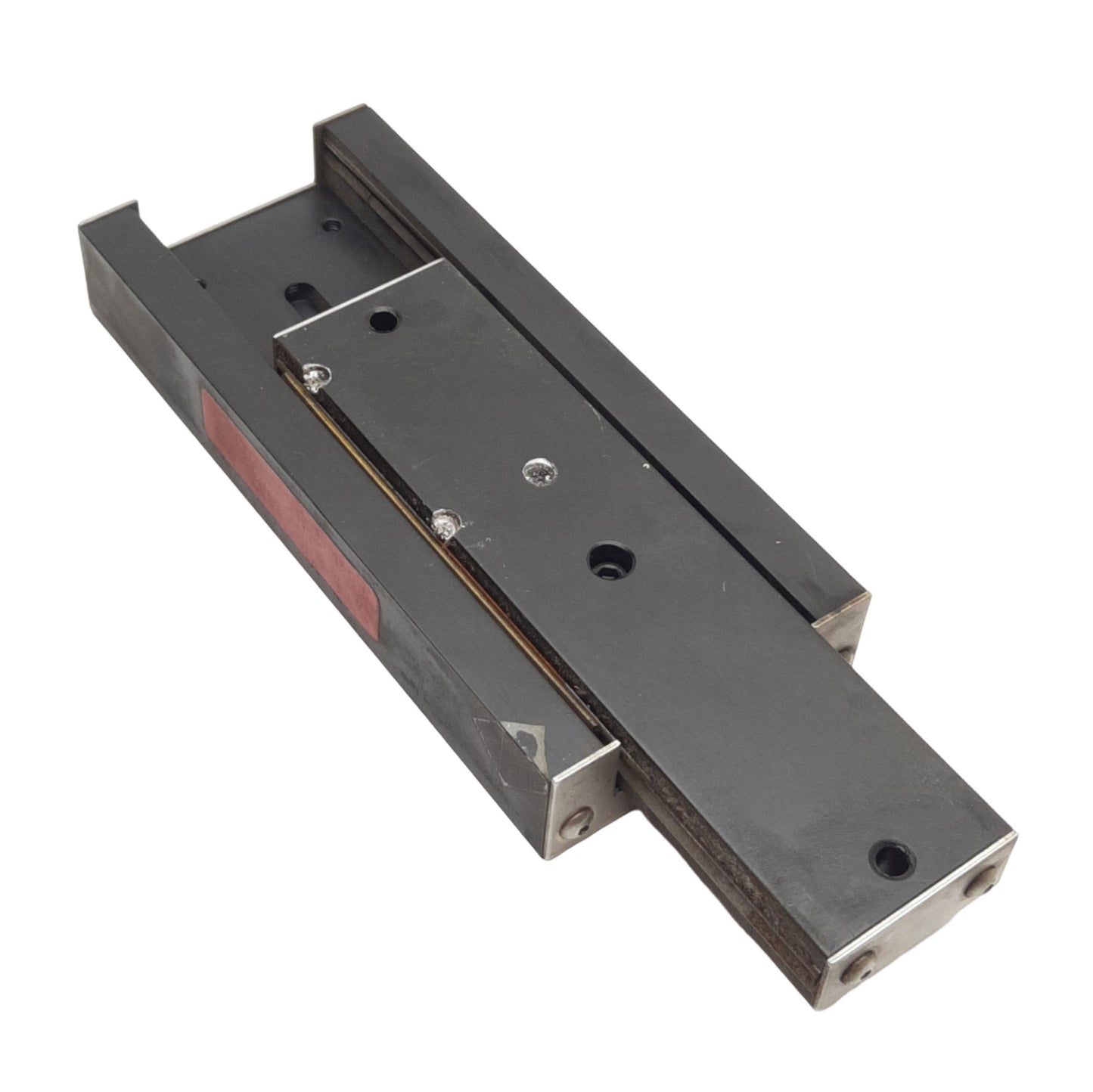 Used Tusk RX6-4 Linear Crossed Roller Slide Stage, 4" Travel, 440lb Rating, 6" x 2.6"