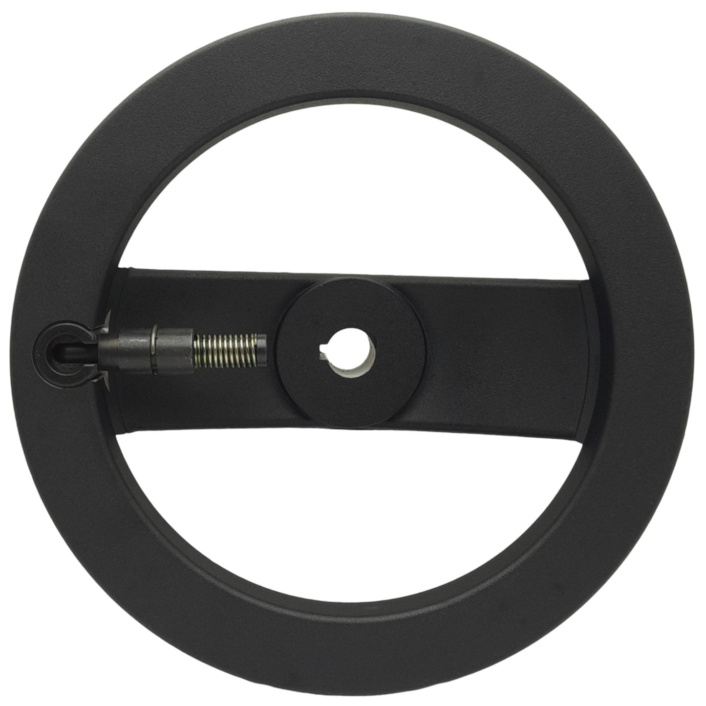 Used ICG HWA-85FRH-MASS Aluminum Handwheel w/ Folding Handle, ø8in Wheel, ø1/2in Bore