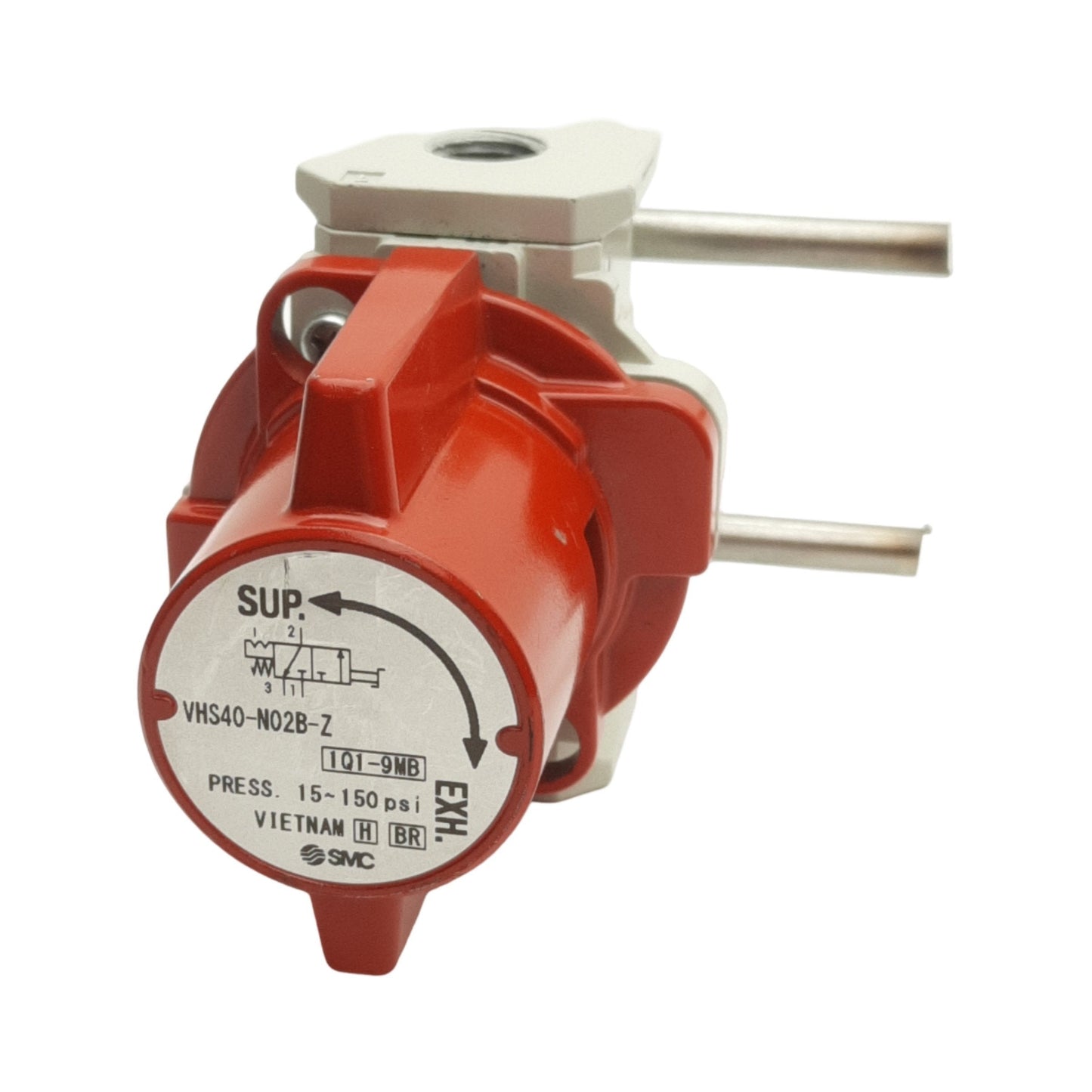 Used Lot of 2 SMC VHS40-N02B-Z Relief Valve 1/4in x 1/2in Female NPT Ports, 15-150psi