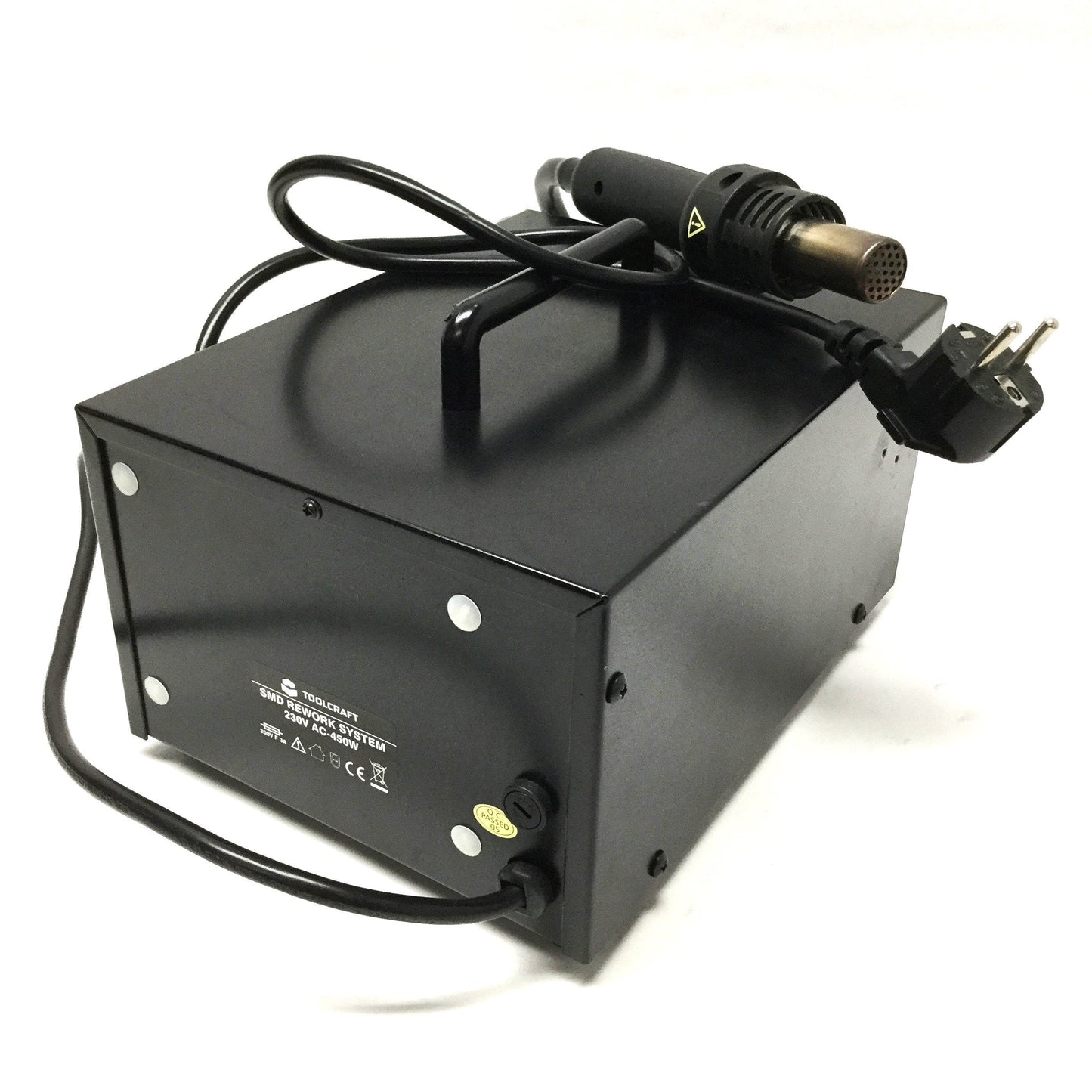 Used Toolcraft AT850D SMD Hot Air Soldering Rework System 450W 230VAC 50Hz, ESD Safe