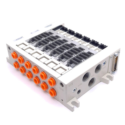 New SMC VV5Q41-06N11TFU1 Pneumatic Manifold, 6-Station, ø3/8in One-Touch, D-Sub