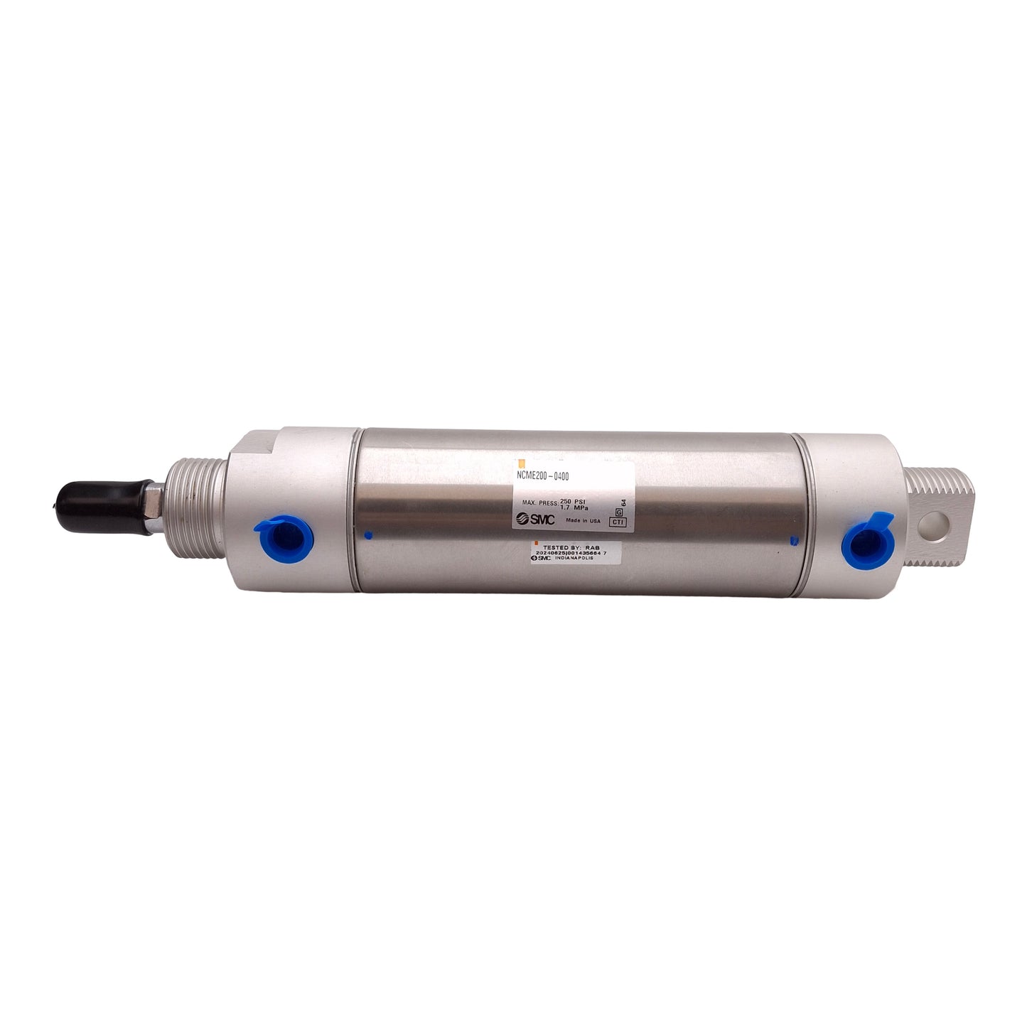 New SMC NCME200-0400 Pneumatic Cylinder, ø2in Bore, 4in Stroke, 250PSI, 1/4NPT