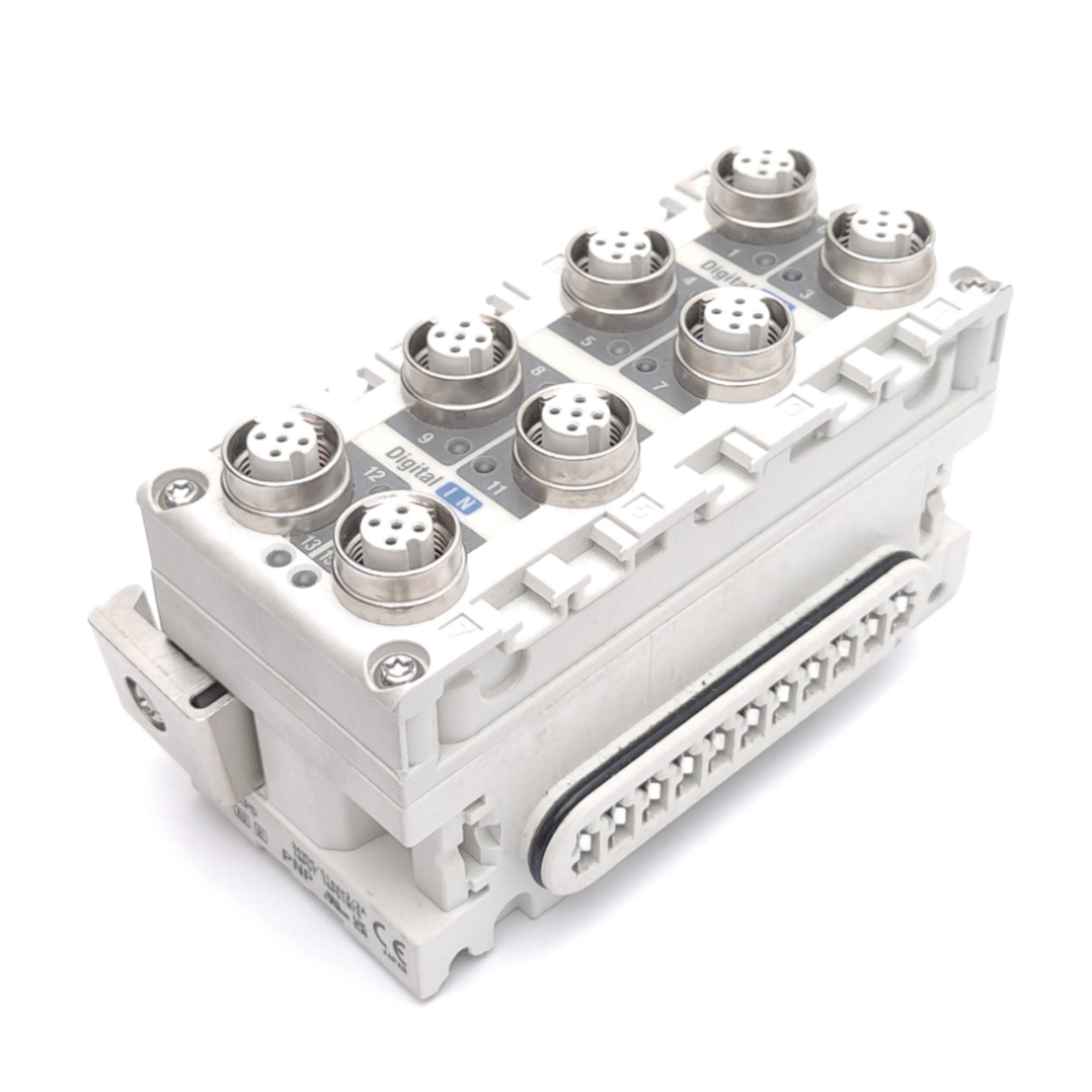 SMC EX600-DXPD Digital Input Module, 16 Input, PNP, 8x M12 5-Pin, 24VD ...