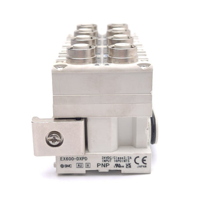 New SMC EX600-DXPD Digital Input Module, 16 Input, PNP, 8x M12 5-Pin, 24VDC