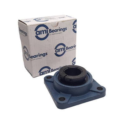 New AMI Bearings UEF209 Locking Four-Bolt Flange Unit, 45mm Bore, 130 x 130mm Flange