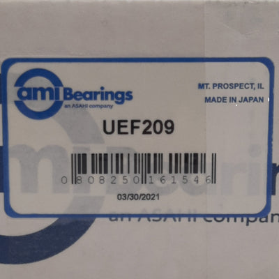 New AMI Bearings UEF209 Locking Four-Bolt Flange Unit, 45mm Bore, 130 x 130mm Flange