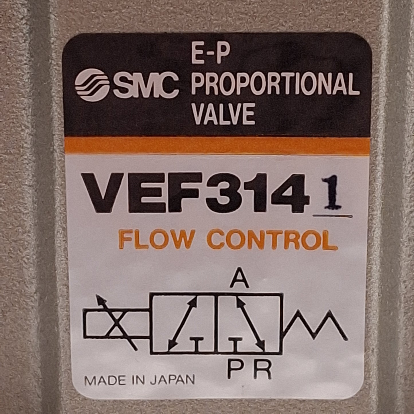 New SMC VEF3141-1-03 Electro-Pneumatic Proportional Valve, 1.0MPa, Rc1/2, 24VDC Coil