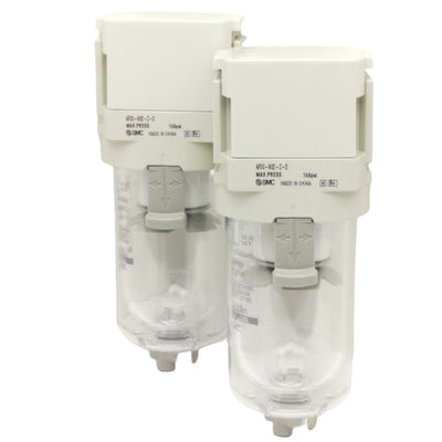 New Lot of 2 SMC AF30-N02-Z-D Filter Modular, 150psi Max, 5µm Filtration, 1/4in NPT