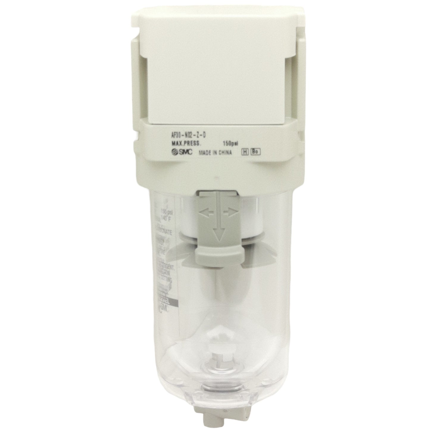 New Lot of 2 SMC AF30-N02-Z-D Filter Modular, 150psi Max, 5µm Filtration, 1/4in NPT