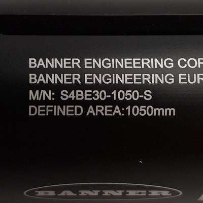 New – Open box Banner S4BE30-1050-S EZ-Screen S4B Safety Light Curtain Emitter, 12m Range