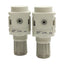 New Lot of 2 SMC AR20-N01B-Z-D Regulator Modular, 7-125psi Set, 1.0MPa In, 1/8in NPT