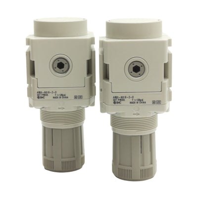 New Lot of 2 SMC AR20-N01B-Z-D Regulator Modular, 7-125psi Set, 1.0MPa In, 1/8in NPT