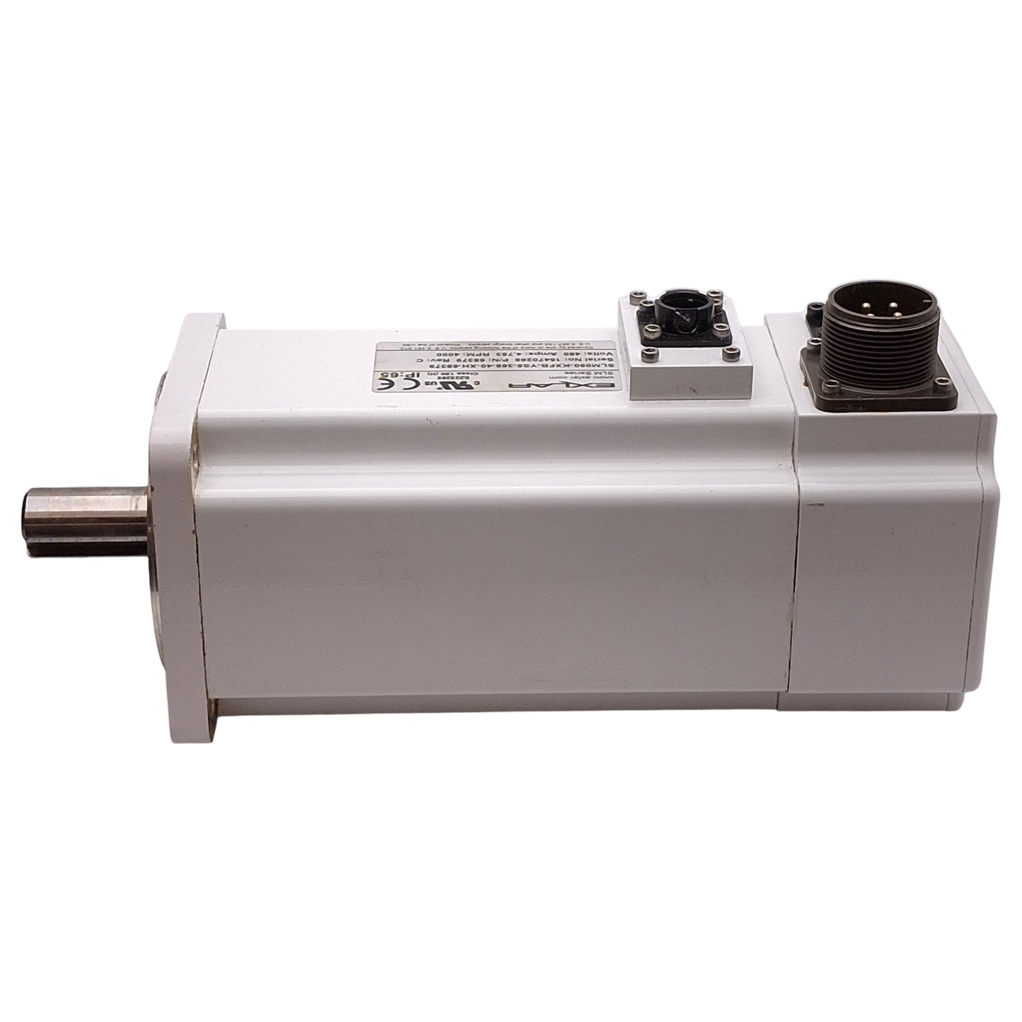 Used Exlar SLM090-KXFB-YS5-368-40-XH-68379 Servo Motor w/ Brake, 460VAC 4.8A, 4000RPM