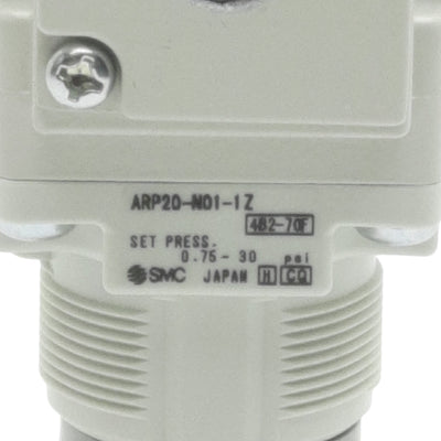 New SMC ARP20-N01-1Z Precision Regulator 0.75-30psi Set, In 0.7MPa, 1/8in Female NPT