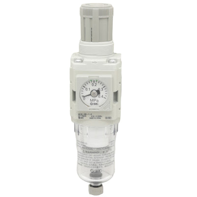 New SMC AW20-02E-1-D Filter Regulator, 0.02-0.2MPa Set, 5µm Filtration, 1/4in Rc