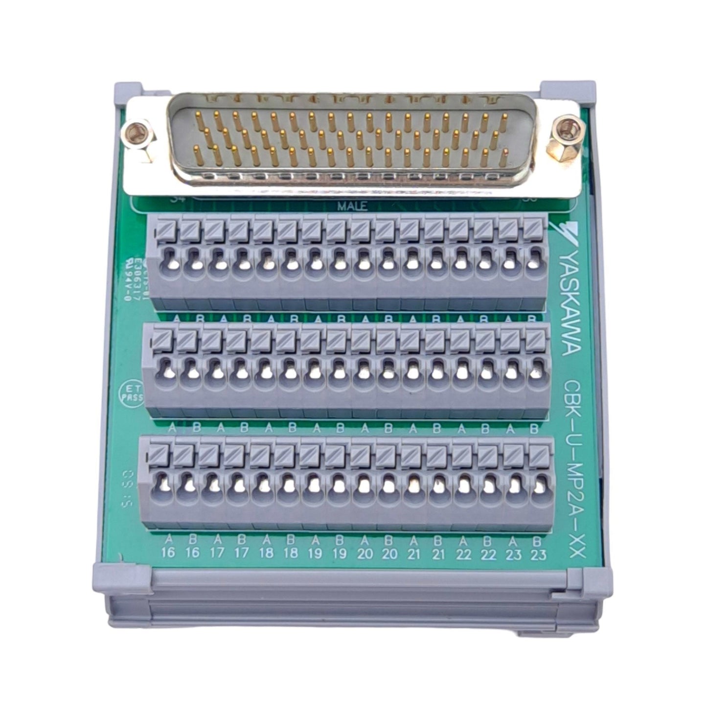 New Yaskawa CBK-U-MP2A Breakout Board, DB50M to 48 Position Terminal, for JEPMC-IO