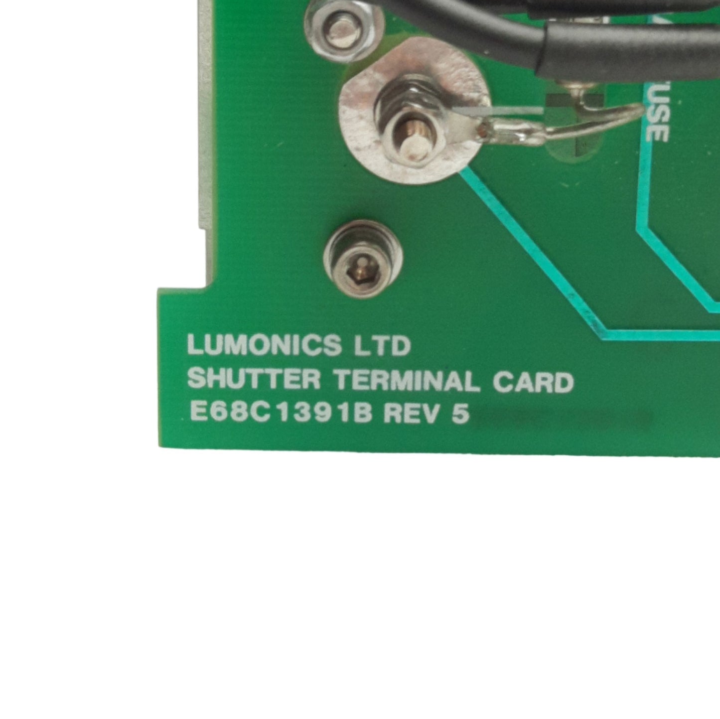 Used GSI Lumonics LTD E68C1391B Rev 5 JK 700 Laser Shutter Terminal Card