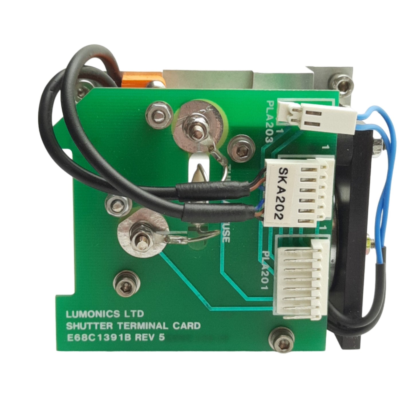 Used GSI Lumonics LTD E68C1391B Rev 5 JK 700 Laser Shutter Terminal Card