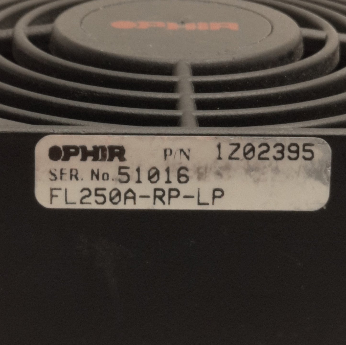 Used Ohpir FL250A-RP-LP Thermopile Sensor For GSI Lumonics JK702H Laser