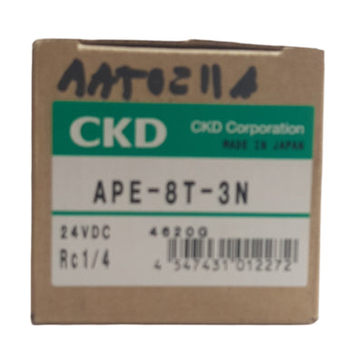 New CKD APE-8T-3N Mechanical Pressure Switch, Set Pressure: 0.1 to 0.8MPa