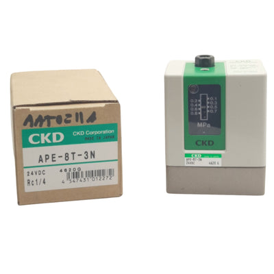 New CKD APE-8T-3N Mechanical Pressure Switch, Set Pressure: 0.1 to 0.8MPa