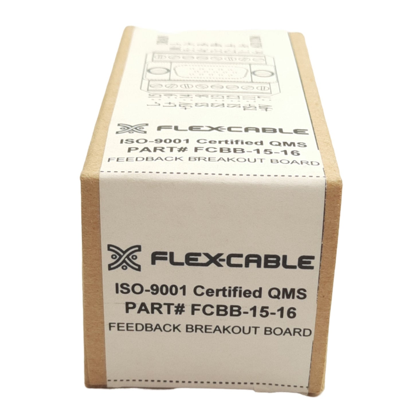 New Flex Cable FCBB-15-16 Feedback Breakout Board, DB15M to Screw Terminals