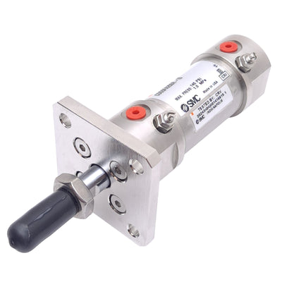 New SMC CDG5FA25SR-10 Pneumatic Cylinder, ø25mm Bore, 10mm Stroke, M5x0.8, 1.0 MPa